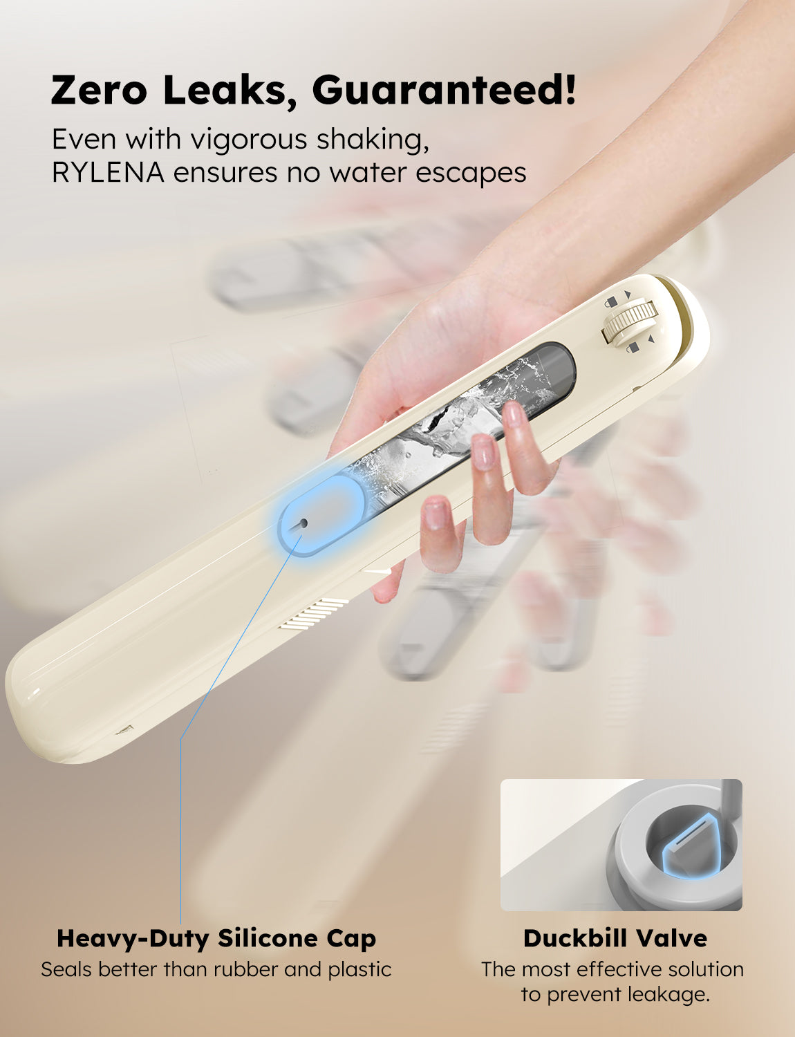 Plancha de vapor de mano RYLENA
